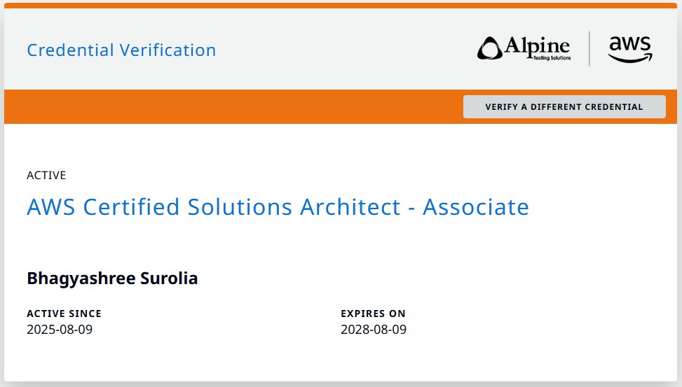 AWS Certified Solutions Architect - Associate